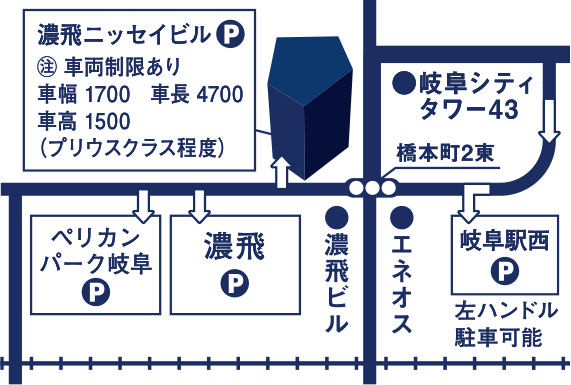 周辺の駐車場案内図